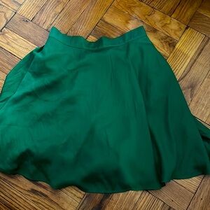 Armani exchange green skirt with pockets size: XS